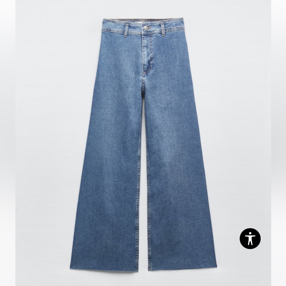 Zara Marine Jeans worn once!!